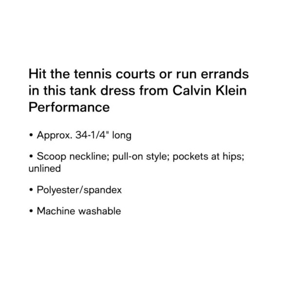 Calvin Klein Size S Secret Mauve Pink Performance Side-Pocket Exercise Dress NWT - Picture 3 of 12